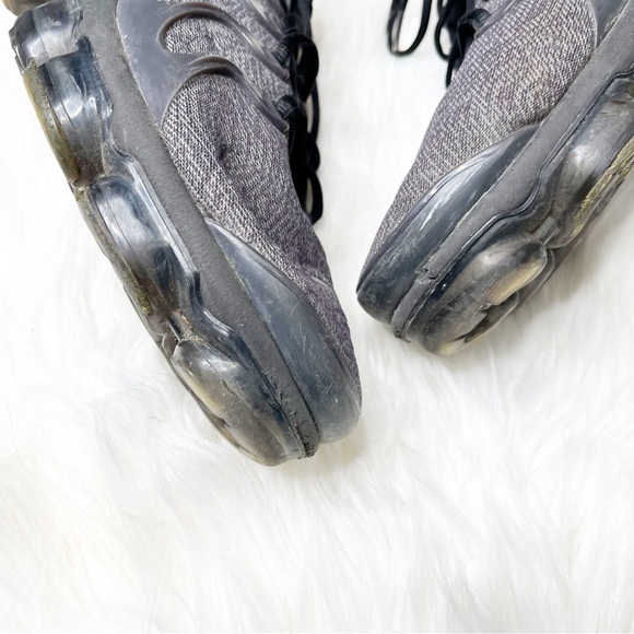 Nike Airmax Vapormax Plus Cool Gray Team Orange Sneakers Size 10.5 Running - Picture 4 of 15